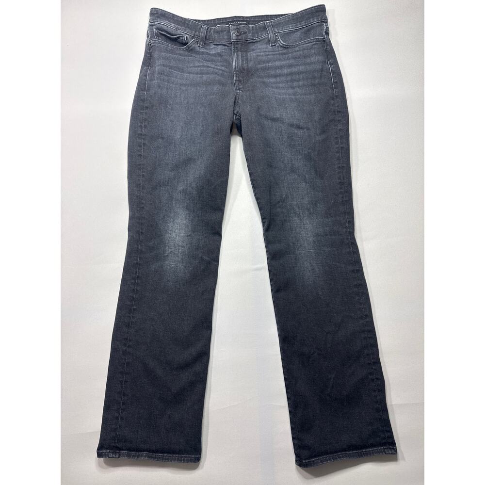 Lucky Brand Women's Sweet Mid Rise Straight Gray Jeans - Size 14/32R (34x30.5)